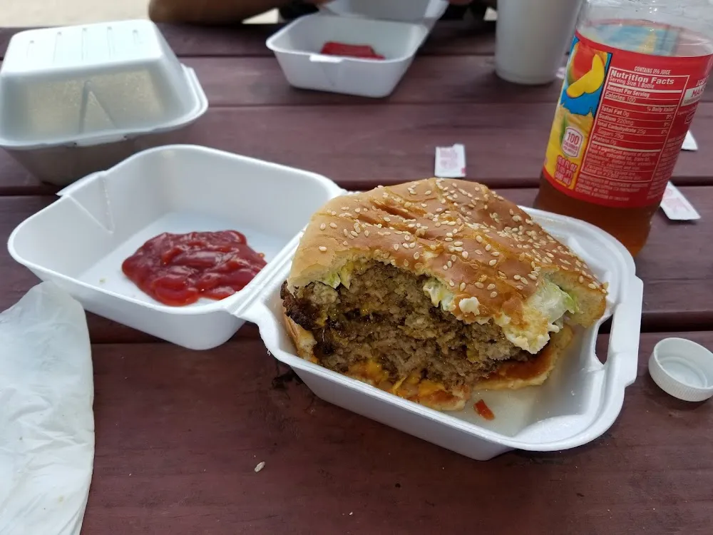 Double Hut Burger with Extra Cheese
